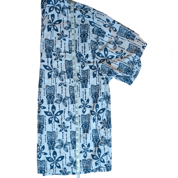 Uzzi Men's short-sleeved Hawaiian shirt size XXL - Picture 4 of 6